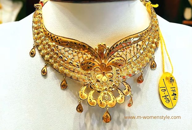 Malabar Gold choker necklace designs with price