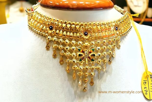 Malabar Gold choker necklace designs with price