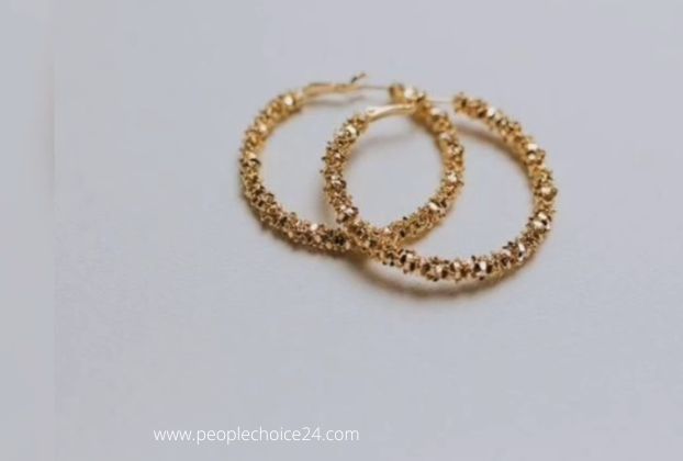 solid gold hoop earrings for women