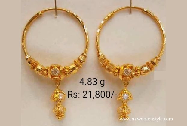 hoop earrings gold (3)