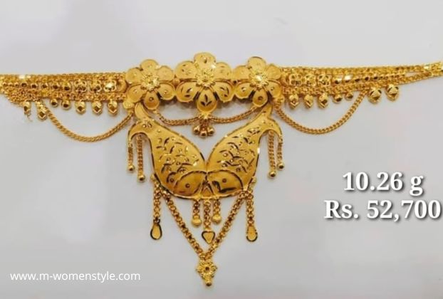 most popular mini choker designs in gold with weight