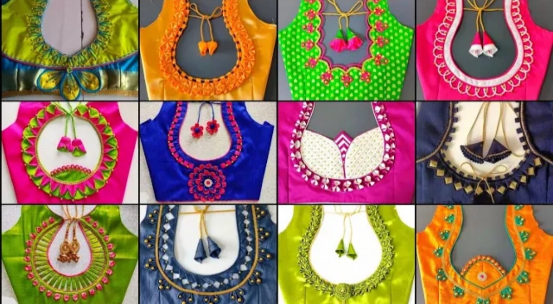 Latest pattu saree blouse neck designs – 20 Latest Blouse Back Neck Designs  for Pattu Silk Sarees: () – Blouses Discover the Latest Best Selling Shop  women's shirts high-quality blouses