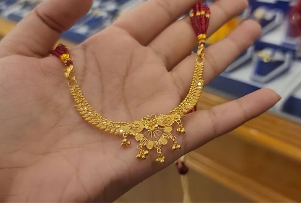 3 gram gold necklace designs