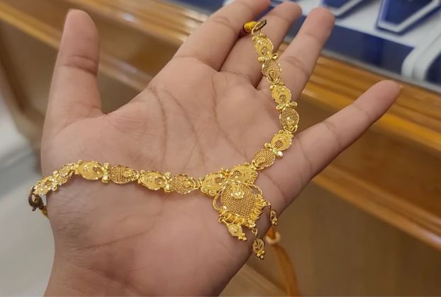 4 grams gold necklace designs