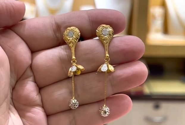 5 grams gold earrings designs