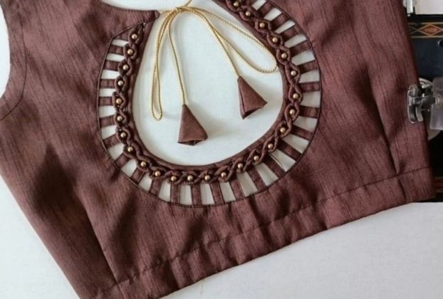 Indian Raw Silk Embellished Blouse Lehenga/saree Blouse | Classy Missy by  Gur
