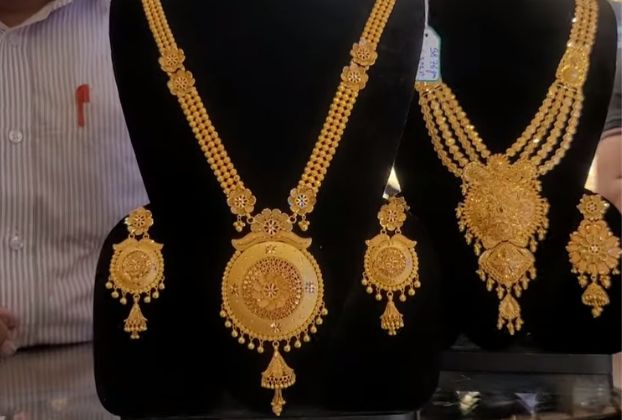 simple rani haar designs in gold price