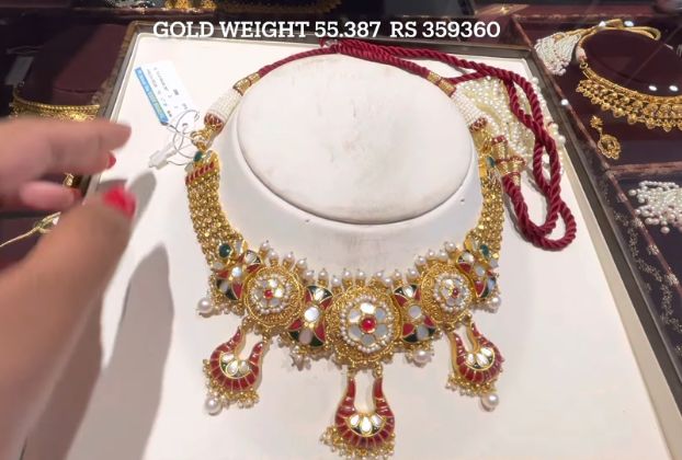 tanishq gold necklace