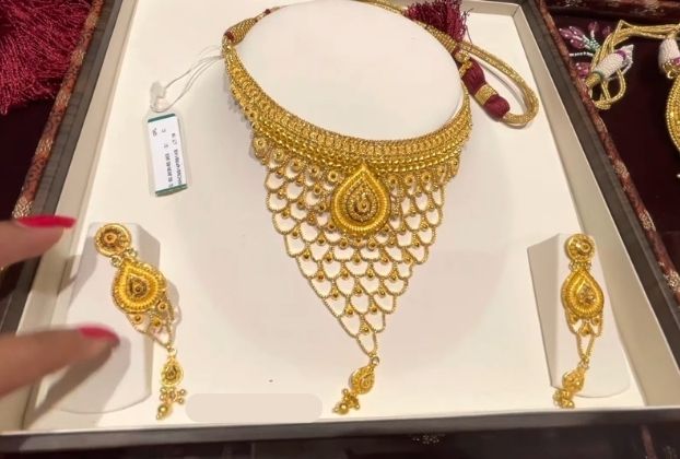 tanishq gold necklace designs with price