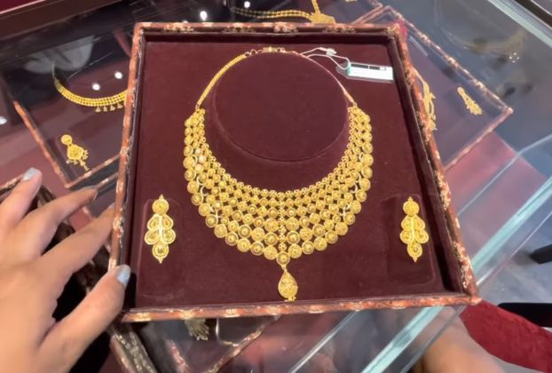 tanishq new gold necklace designs with price