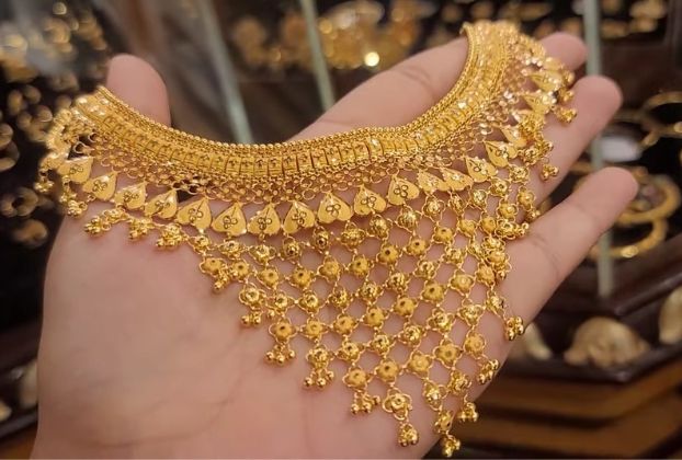 gold necklace designs unique