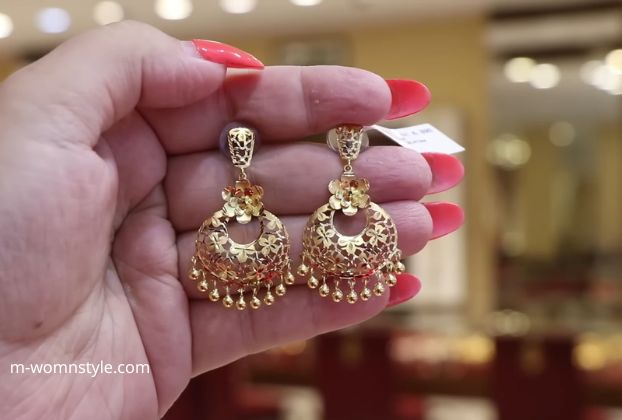 latest design of gold earrings 2
