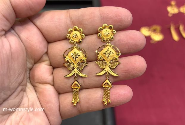 latest design of gold earrings 28