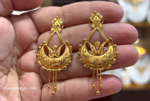 latest design of gold earrings 31