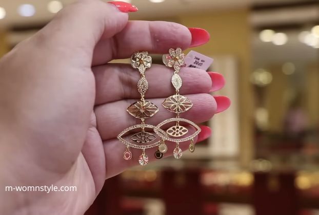 latest design of gold earrings design
