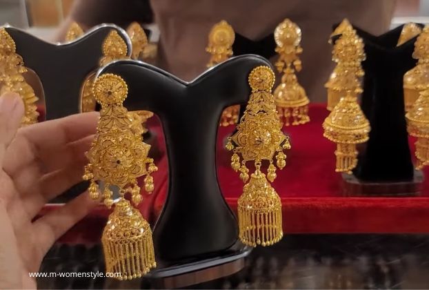 tanishq gold jhumka designs with price