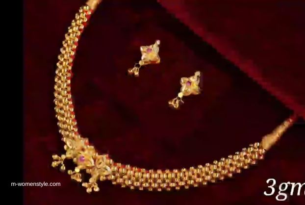 Gold thushi designs with price 