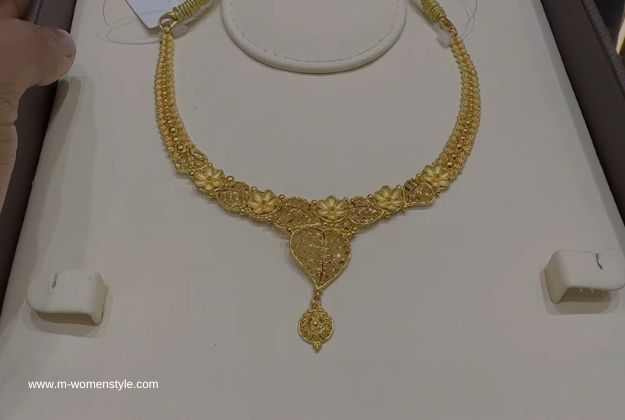 22k gold necklace with price 