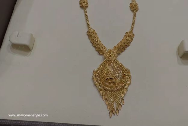 Kalyan Jewellers long necklace with price 
