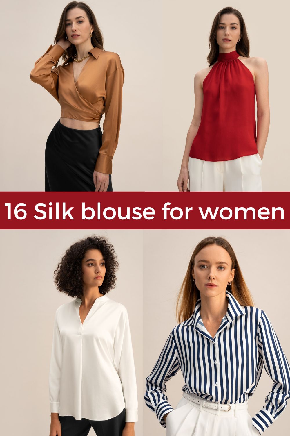 16 Silk blouse for women