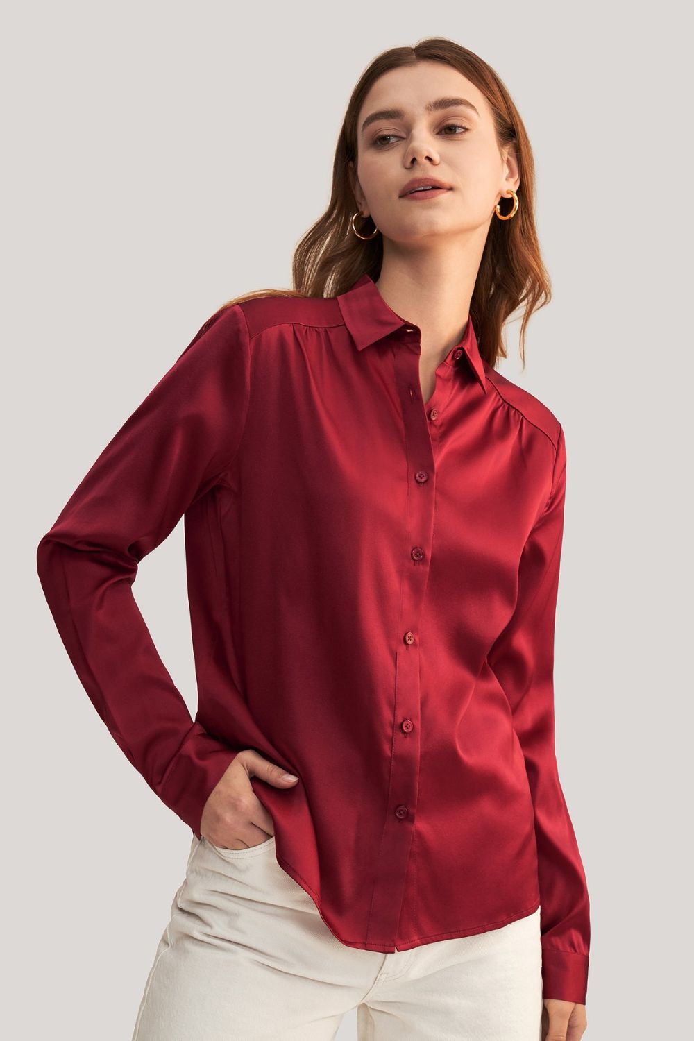 Affordable silk blouse 