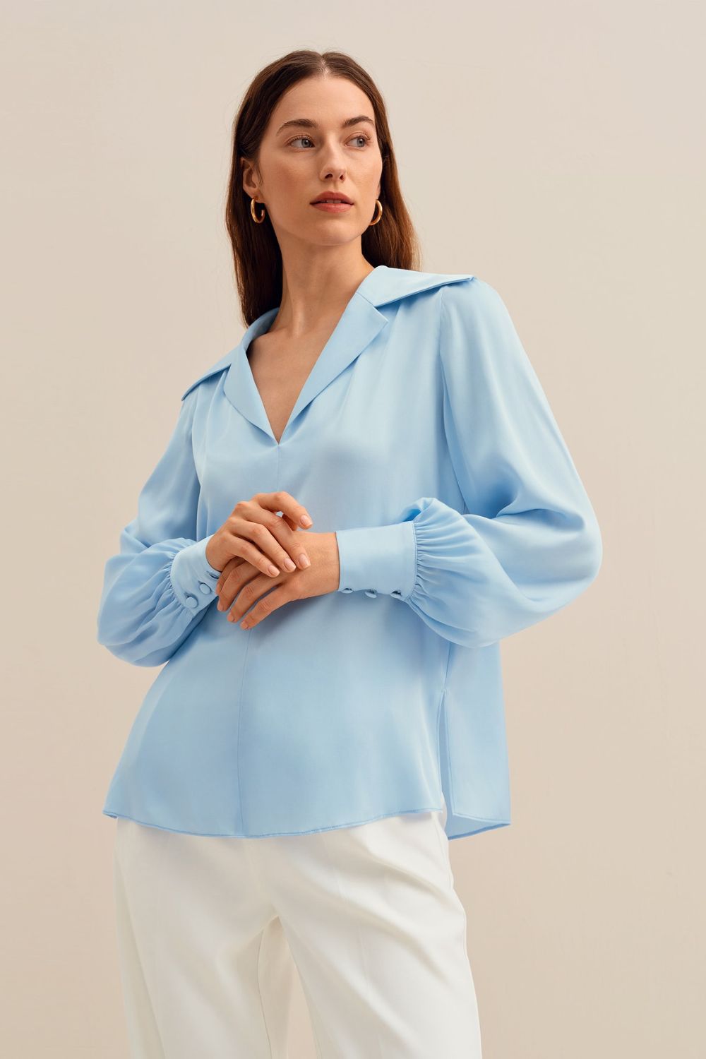 Silk blouse for women 
