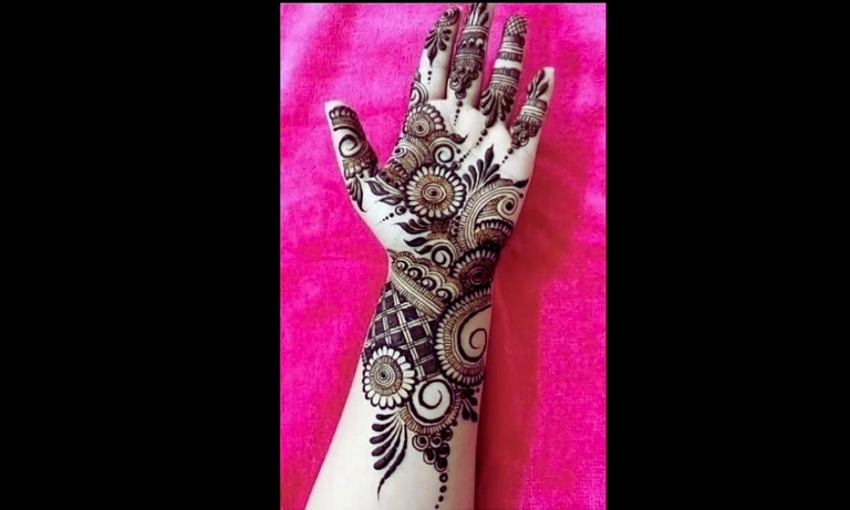 18 Latest Arabic Pakistani Modern Mehndi Design - M-womenstyle