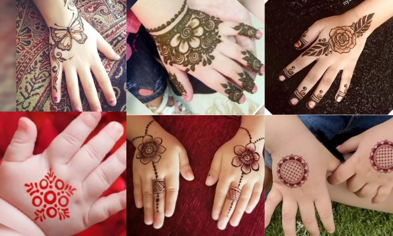 10 Most Beautiful Mehndi Designs for Baby Girl's - Blogsvibe