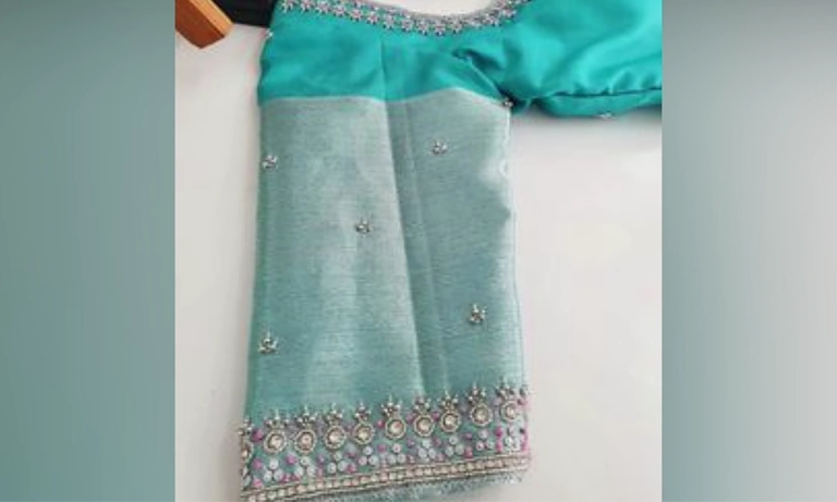 Silk saree Hand Blouse Design