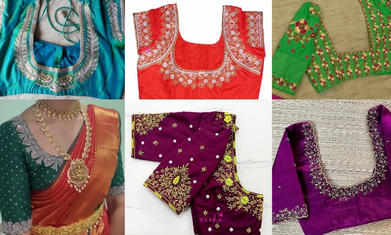 Full 4K Collection: Over 999+ Latest Maggam Work Blouse Designs Images 2019  - Stunning Variety of Latest Maggam Work Blouse Designs Images 2019