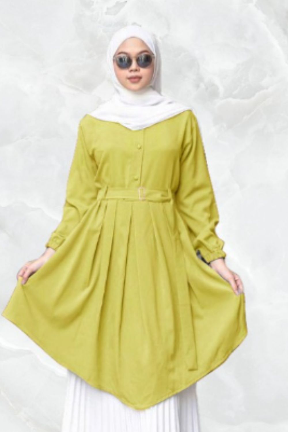 Baju Warna Lemon Cocok Dengan Jilbab Warna Apa