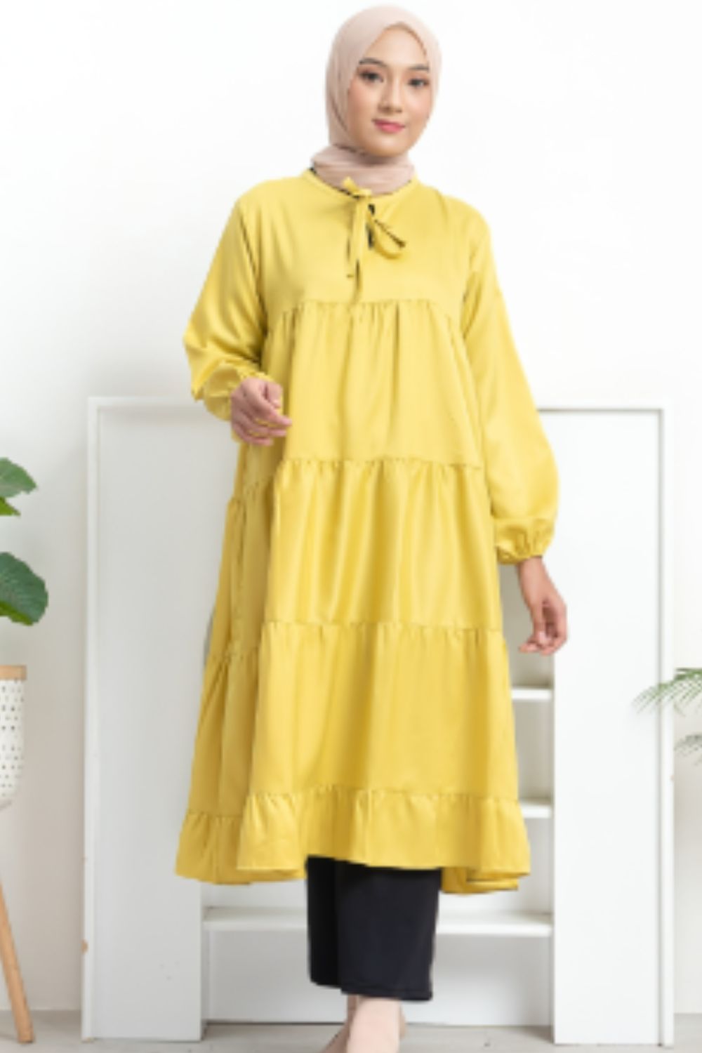 Baju Warna Lemon Cocok Dengan Jilbab Warna Apa