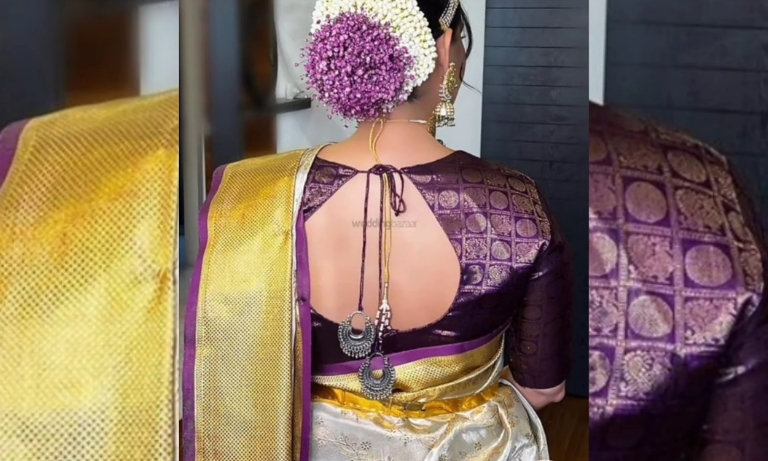 Blouse Designs for silk Sarees Images