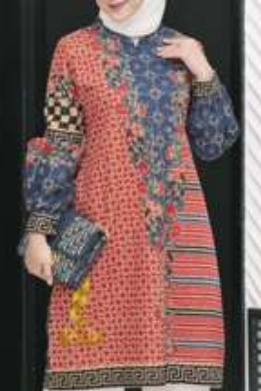 Model Baju Batik Atasan Wanita Lengan Panjang Modern