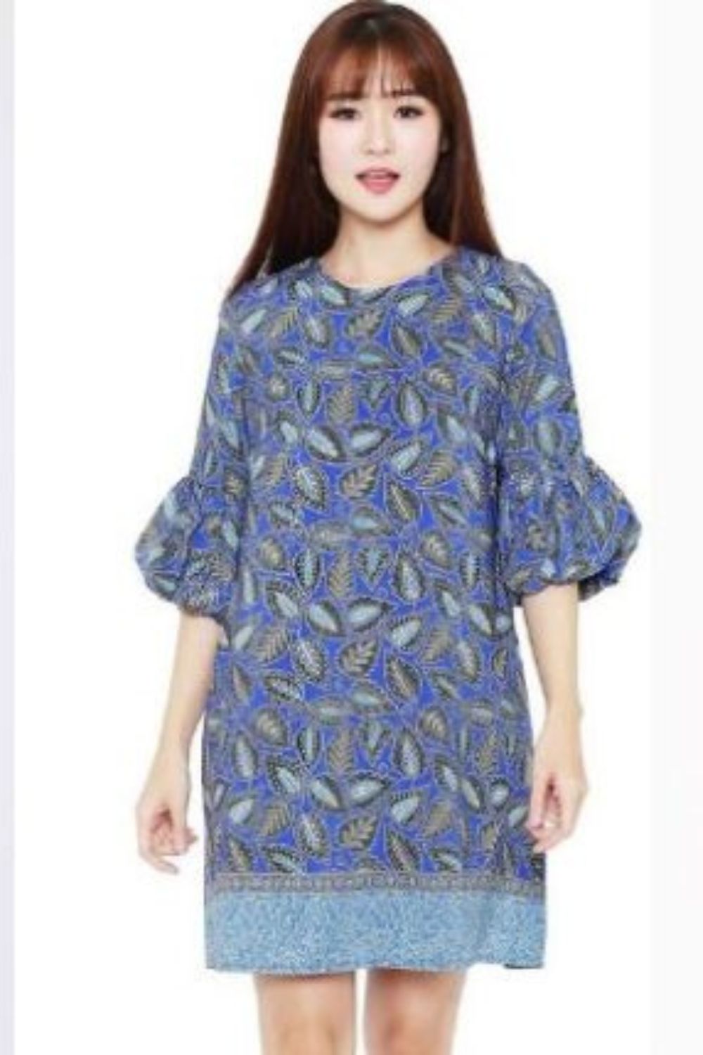 Light Blue Batik Dress