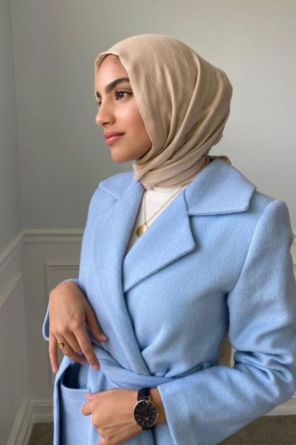 Baju Biru Muda Cocok Dengan Jilbab Warna Apa