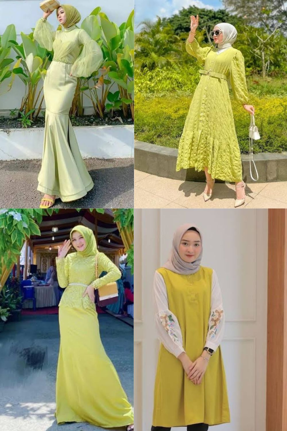 Baju Warna Lime Cocok Dengan Jilbab Warna Apa