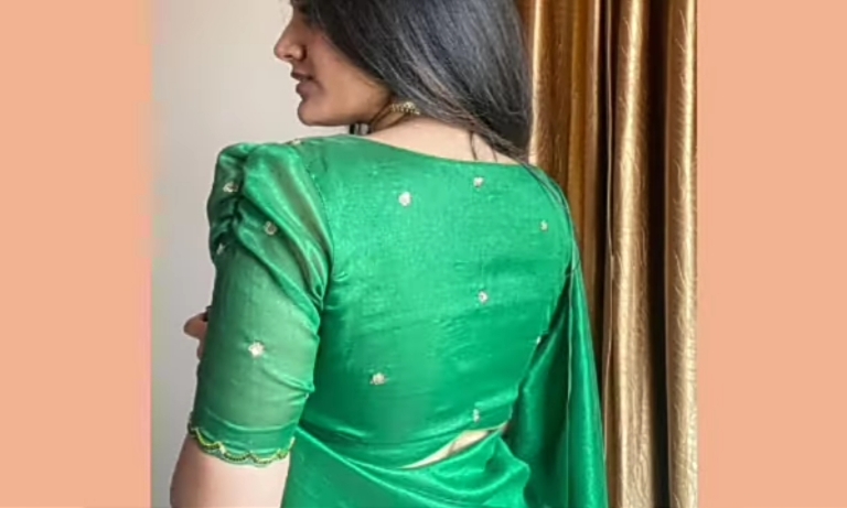 Green Blouse Designs