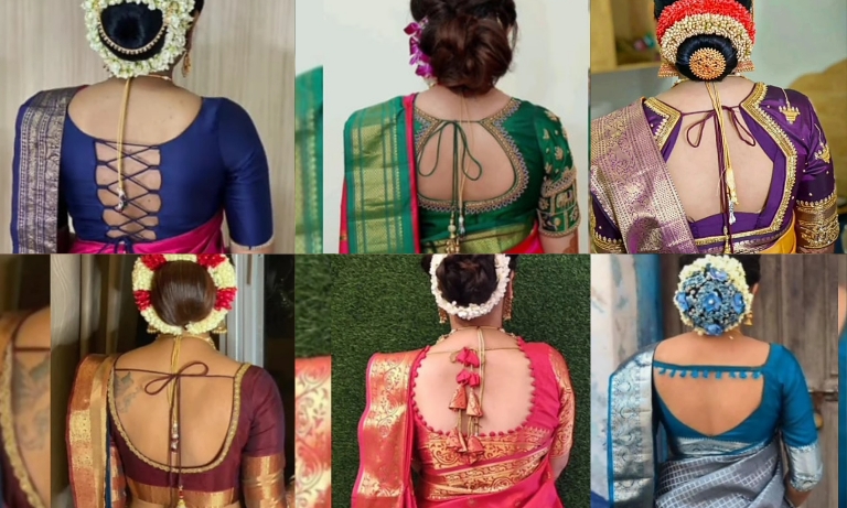 Silk Saree Blouse Designs