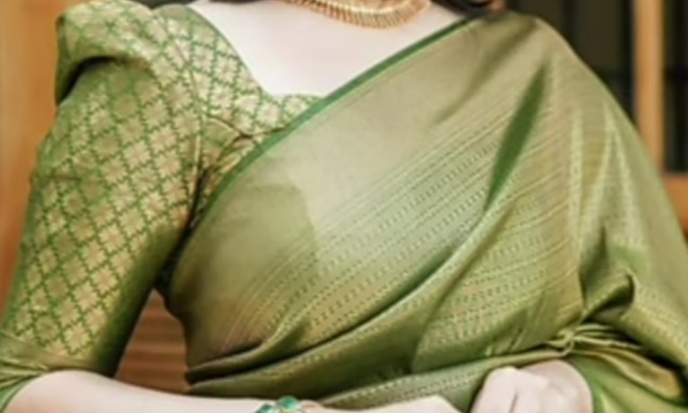 Silk Saree Blouse Designs Front and Back